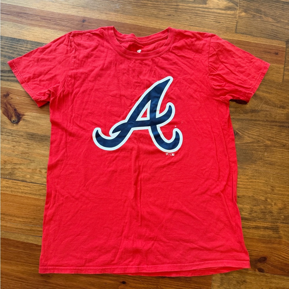 Fanatics red cotton Atlanta Braves tee